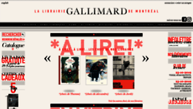 What Gallimardmontreal.com website looked like in 2020 (4 years ago)