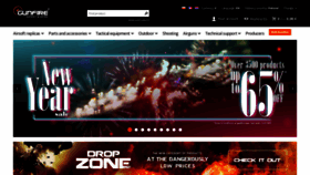 What Gunfire.com website looked like in 2020 (4 years ago)