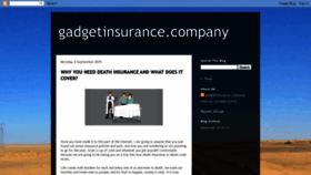 What Gadgetinsurance.company website looked like in 2020 (4 years ago)