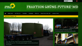 What Gruene-fraktion-magdeburg.de website looked like in 2020 (4 years ago)