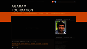 What Give-hands-to-agaram-foundation.blogspot.com website looked like in 2020 (4 years ago)