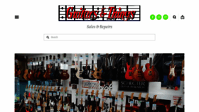What Guitarsandthings.com.au website looked like in 2020 (4 years ago)