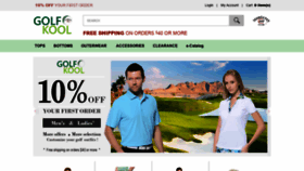 What Golfkool.com website looked like in 2020 (4 years ago)