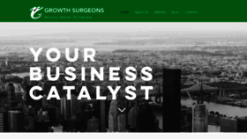 What Growthsurgeons.com website looked like in 2020 (4 years ago)
