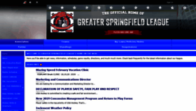 What Gslhockey.com website looked like in 2020 (4 years ago)