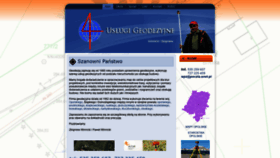 What Geodezja-prudnik.pl website looked like in 2020 (4 years ago)