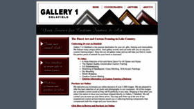 What Gallery1delafield.com website looked like in 2020 (4 years ago)