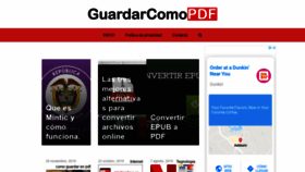 What Guardarcomopdf.com website looked like in 2020 (4 years ago)