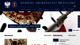 What Gumed.edu.pl website looked like in 2020 (4 years ago)