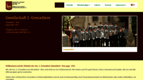 What Grennis.de website looked like in 2020 (4 years ago)