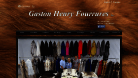 What Gastonhenryfourrures.com website looked like in 2020 (4 years ago)