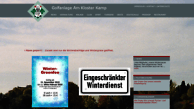 What Golfclub-am-kloster-kamp.de website looked like in 2020 (4 years ago)