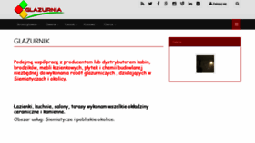 What Glazurnia.pl website looked like in 2020 (4 years ago)