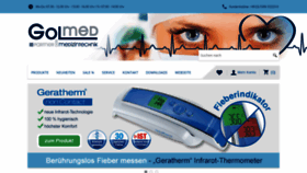 What Golmed-shop.de website looked like in 2020 (4 years ago)