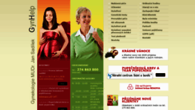What Gynhelp.cz website looked like in 2020 (4 years ago)