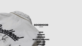 What Goodhoodstore.com website looked like in 2020 (4 years ago)