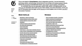 What Gwern.net website looked like in 2020 (5 years ago)