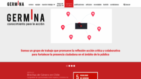 What Germina.cl website looked like in 2020 (4 years ago)