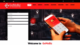 What Gomobiz.com website looked like in 2020 (4 years ago)