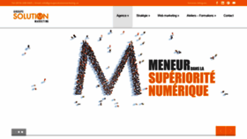 What Groupesolutionmarketing.ca website looked like in 2020 (5 years ago)