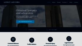 What Guestlawyers.com.au website looked like in 2020 (4 years ago)
