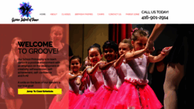 What Grooveschoolofdance.com website looked like in 2020 (4 years ago)