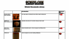 What Gcminidocs.com website looked like in 2020 (4 years ago)