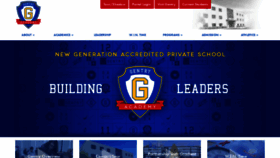 What Gentryacademy.com website looked like in 2020 (4 years ago)
