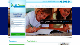 What Gogreencarpetcleaningboise.com website looked like in 2020 (4 years ago)