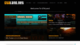 What Gtaland.net website looked like in 2020 (4 years ago)