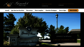What Girardot-menard.com website looked like in 2020 (4 years ago)