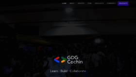 What Gdgcochin.org website looked like in 2020 (4 years ago)
