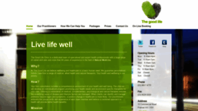 What Goodlifeclinic.com.au website looked like in 2020 (4 years ago)
