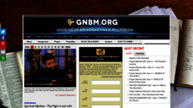 What Gnbm.org website looked like in 2020 (4 years ago)