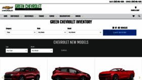What Greenchevroletderidder.com website looked like in 2020 (4 years ago)