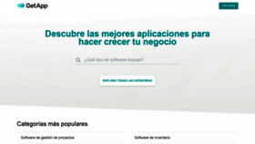 What Getapp.com.mx website looked like in 2020 (4 years ago)