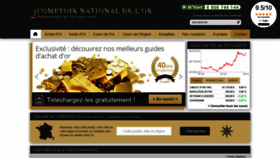 What Gold.fr website looked like in 2020 (4 years ago)