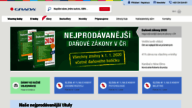 What Grada.cz website looked like in 2020 (4 years ago)