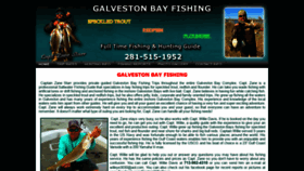 What Galvestonbayfishing.com website looked like in 2020 (4 years ago)