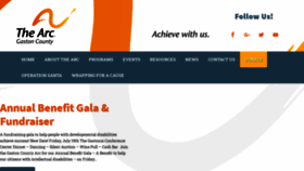 What Gastoncountyarc.org website looked like in 2020 (4 years ago)