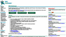 What Gnugk.org website looked like in 2020 (5 years ago)
