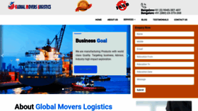 What Globalpackerslogistics.com website looked like in 2020 (4 years ago)