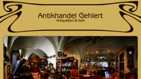 What Gehlert-antik.de website looked like in 2020 (4 years ago)