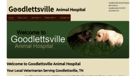 What Goodlettsvilleanimal.com website looked like in 2020 (4 years ago)