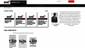 What Gvkhancockcoal.com website looked like in 2020 (4 years ago)