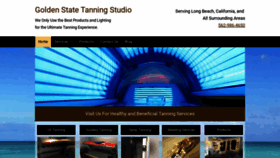 What Goldenstatetanning.com website looked like in 2020 (4 years ago)