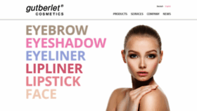 What Gutberlet-cosmetics.com website looked like in 2020 (4 years ago)