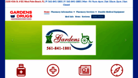 What Gardensdrugs.net website looked like in 2020 (4 years ago)