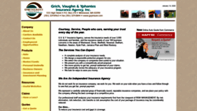 What Gvyinsure.com website looked like in 2020 (4 years ago)