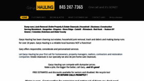 What Garyshauling.com website looked like in 2020 (4 years ago)
